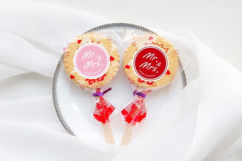 婚禮小物 Mr. & Mrs.先生小姐風格 滿滿愛 扎絲簡版 古早味麥芽餅