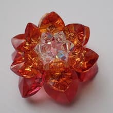 蓮花 擺件 SWAROVSKI ELEMENTS(施華洛世奇元素)