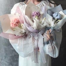 Mustflor陌花 柔霧花影系列 康乃馨單朵版花束