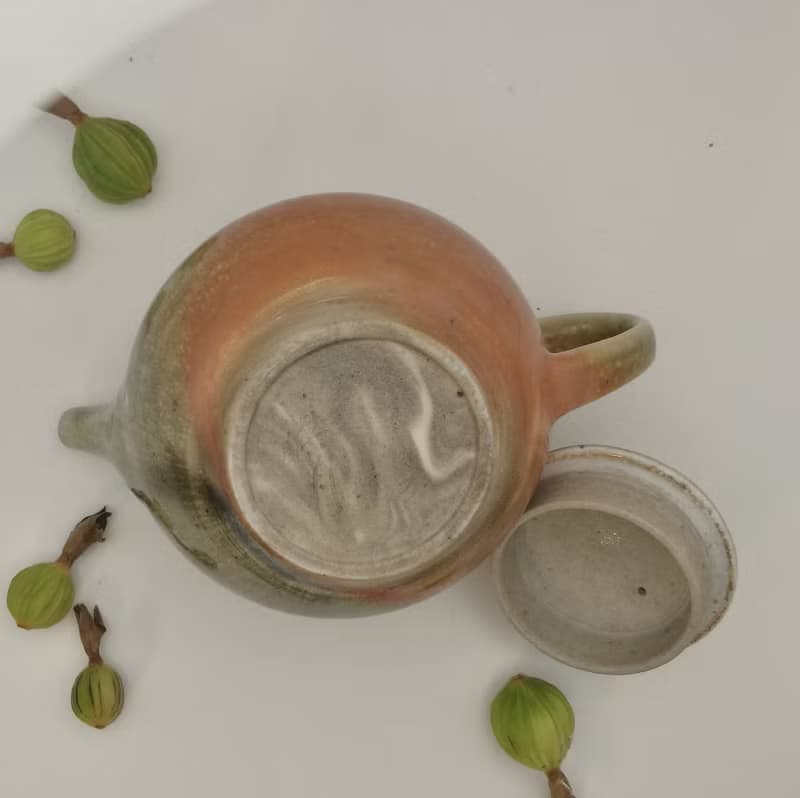 手拉胚柴燒茶壼自然落灰火吻印記個性商品最佳禮物紀念品