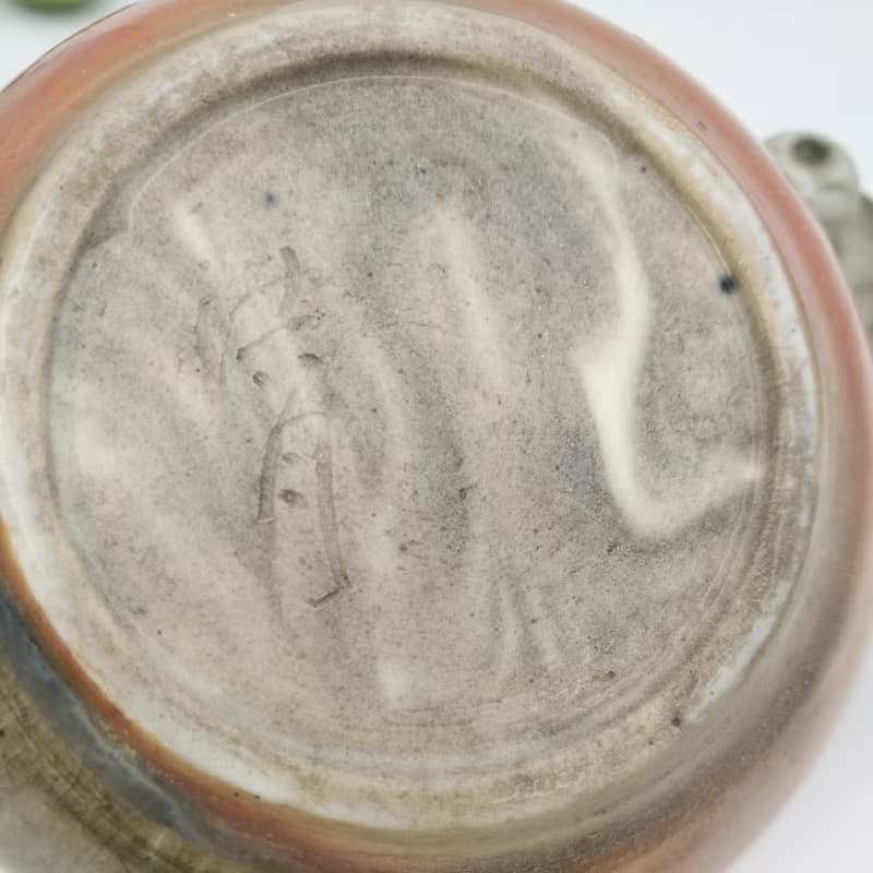手拉胚柴燒茶壼自然落灰火吻印記個性商品最佳禮物紀念品