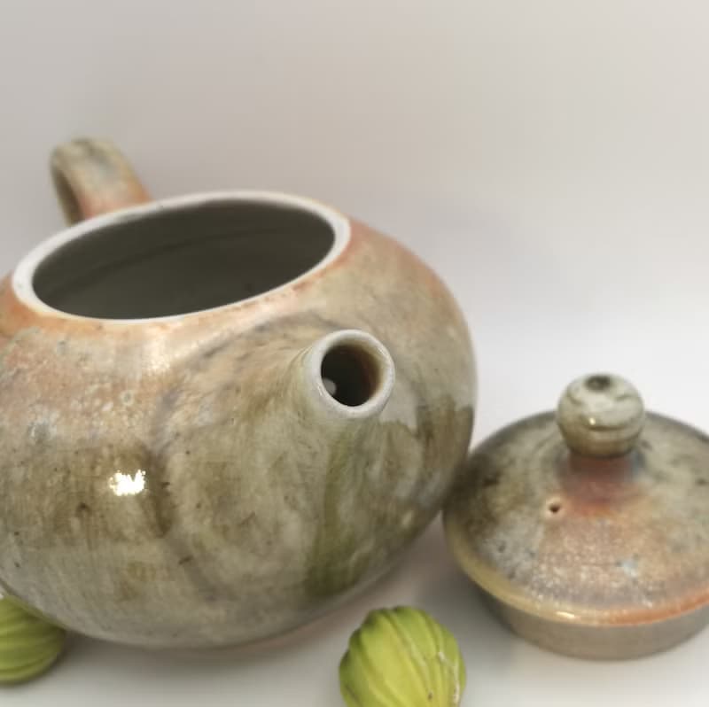 手拉胚柴燒茶壼自然落灰火吻印記個性商品最佳禮物紀念品