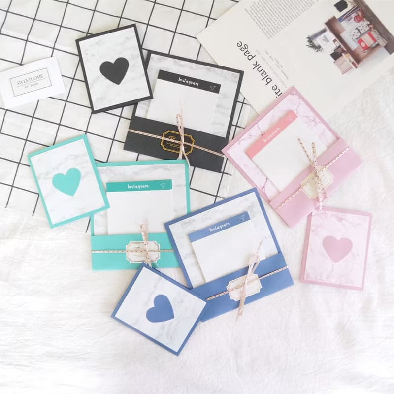 現貨 / 質感大理石信封式手工卡片－Instagram 造型收納小卡 / IG