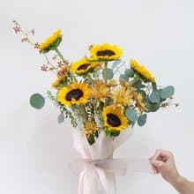 向日葵花束 2023七夕 情人節花束 韓式花束  生日花束 女友禮物