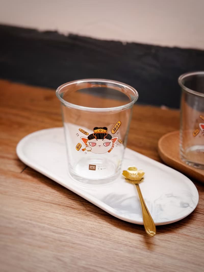 招財貓玻璃杯