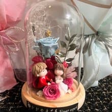 24小時出貨/我愛你玻璃盅/永生花/節慶/永浴愛河/公仔/新婚賀禮