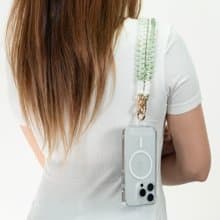 【新產品】漸變色手工編織系列手機掛繩 / 包包背帶 | 漸變綠色