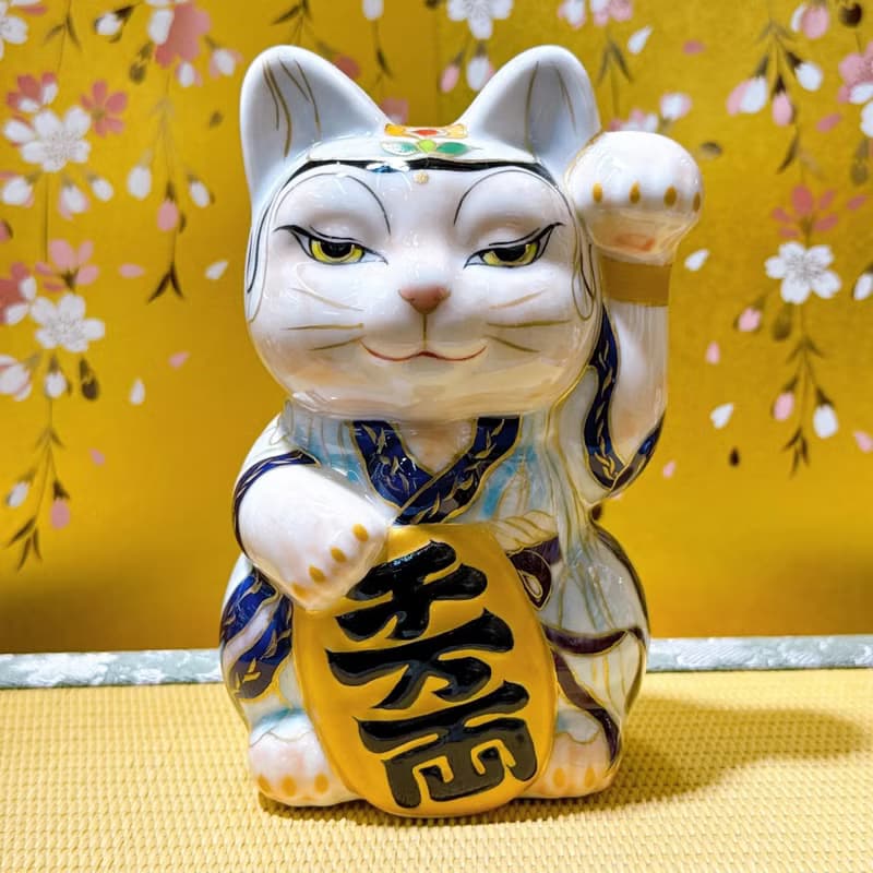 【慈耀福心】日本清水燒招財貓 | 仫繪 - 觀音菩薩