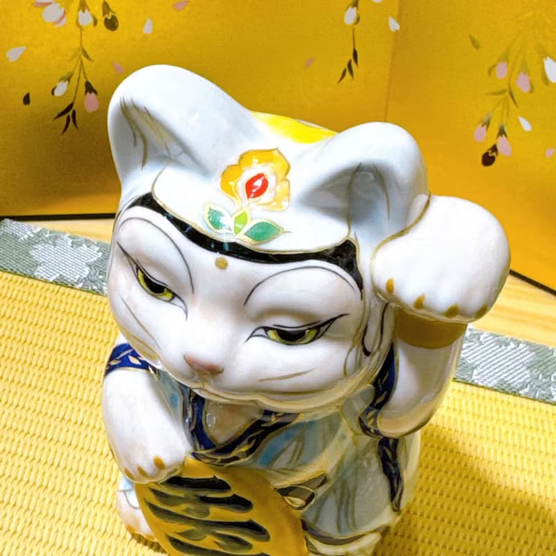 【慈耀福心】日本清水燒招財貓 | 仫繪 - 觀音菩薩
