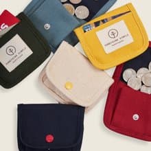 PENNY - canvas two tone coin purse
