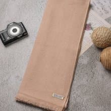 【窄版】喀什米爾羊毛圍巾 經典黑白格紋 脖圍 手工機織