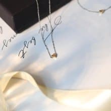 鋼-質感小金心項鍊 情人節禮物 禮物 愛心項鍊 情人節