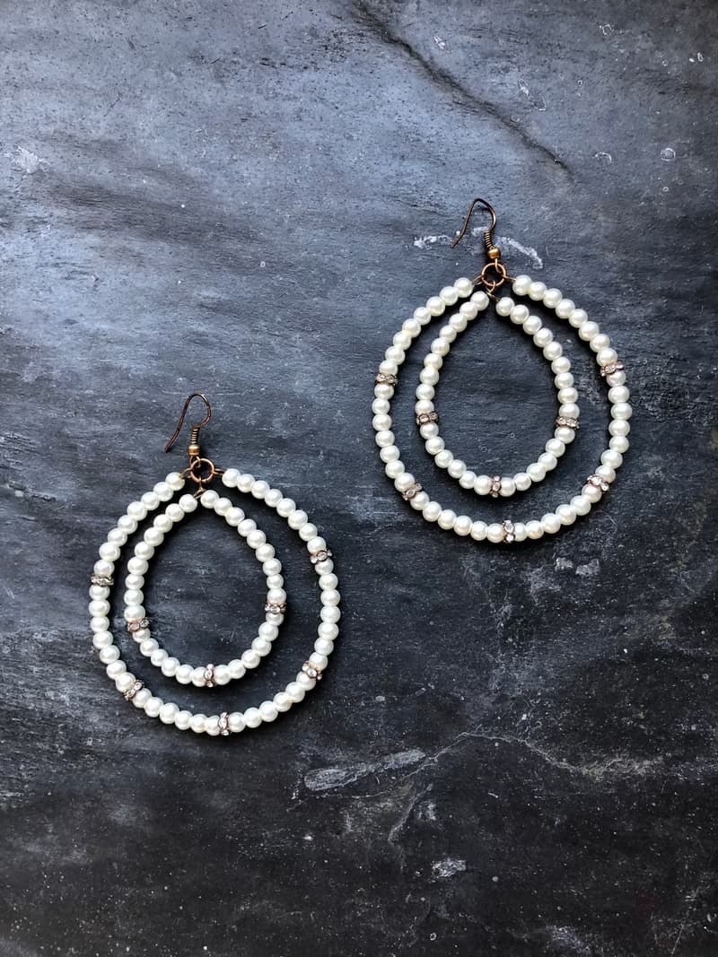 Vintage Pearl Drop Earrings