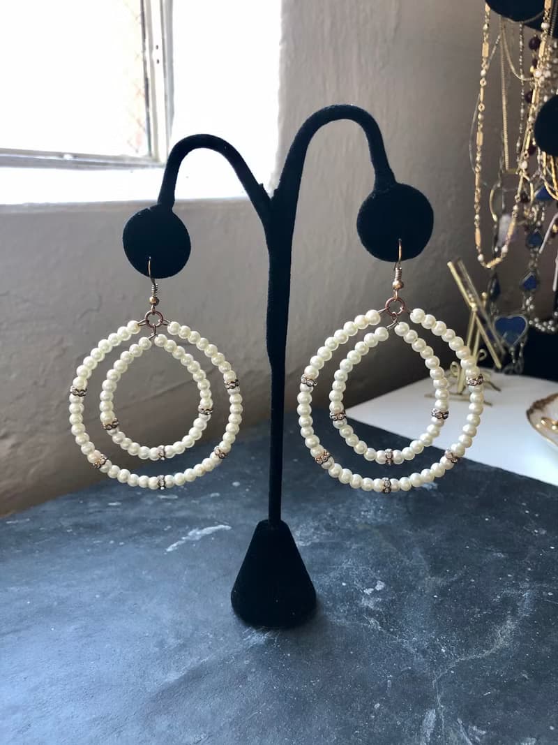 Vintage Pearl Drop Earrings