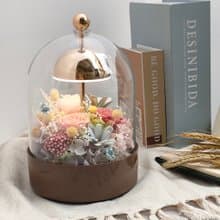 光織花語永生花三段觸控燈/ 暖白・白光・黃光自由切換・療癒氛圍