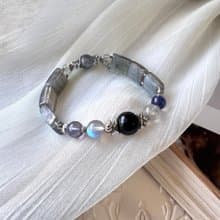 拉長石手排設計 堇青石 金運石 招財助事業人際