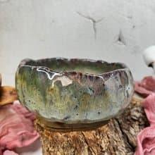 手作 手捏陶 柴燒茶碗 點心碗 茶杯