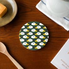 【錦源興】鴨頭燈陶瓷吸水杯墊 l 底部防滑 鶯歌陶瓷製 禮物 新居