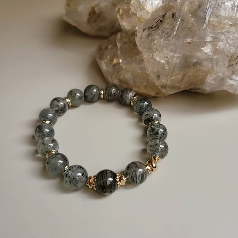 招財事業智慧表達/幻影藍幽靈灰藍幽靈手鍊