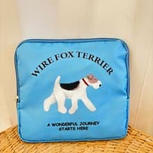 Wirefoxterrier 剛毛獵狐梗 水彩畫旅行袋