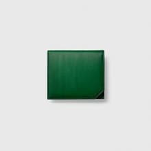 【福利商品】4U 對開錢包 綠色 微瑕商品出清 日本豐岡鞄
