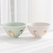 【結婚禮物】六貓飯碗 /金照堂