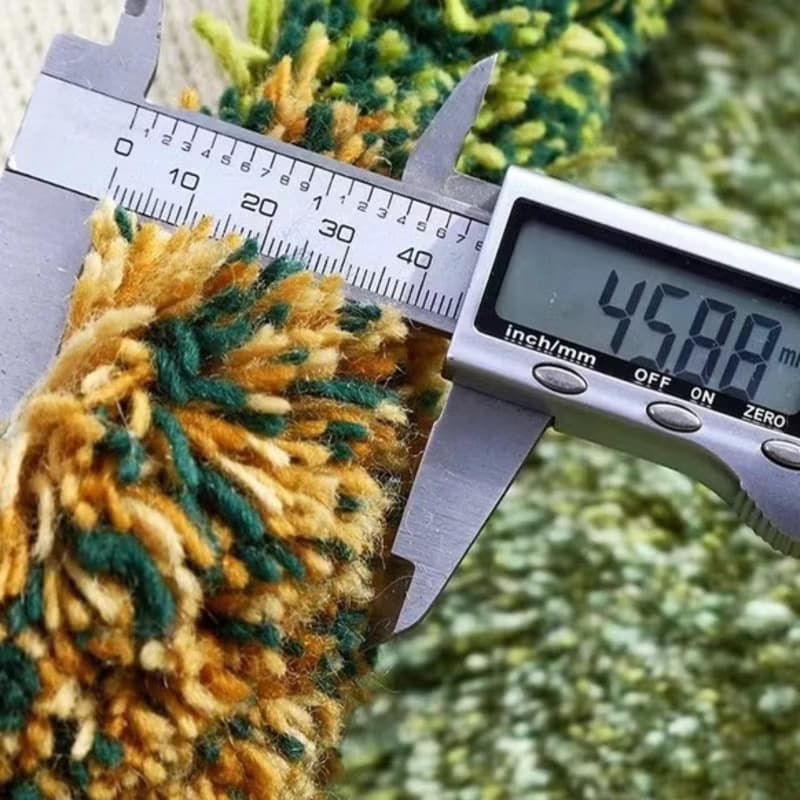 北歐風 手作紐西蘭羊毛地毯 綠洲 客廳茶几臥室床邊地墊 家居裝飾