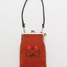 【熱門預購】手提招財貓鈴鐺 錢袋 錢包 口金包(3色)7JNP3319