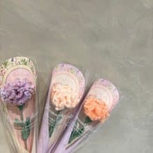 鉤織康乃馨花束
