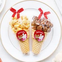 奇奇妮妮小甜筒爆米花(焦糖/巧克力2口味可挑) | 萬用 婚禮 生日