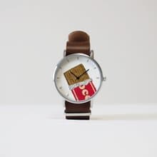 チョコレートの腕時計