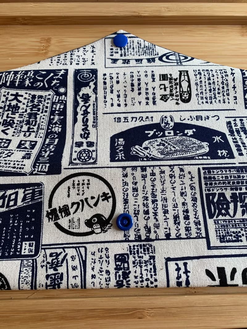 文青風環保筷袋 ~深夜食堂 簡潔白 收納包環保筷袋.手作餐具袋