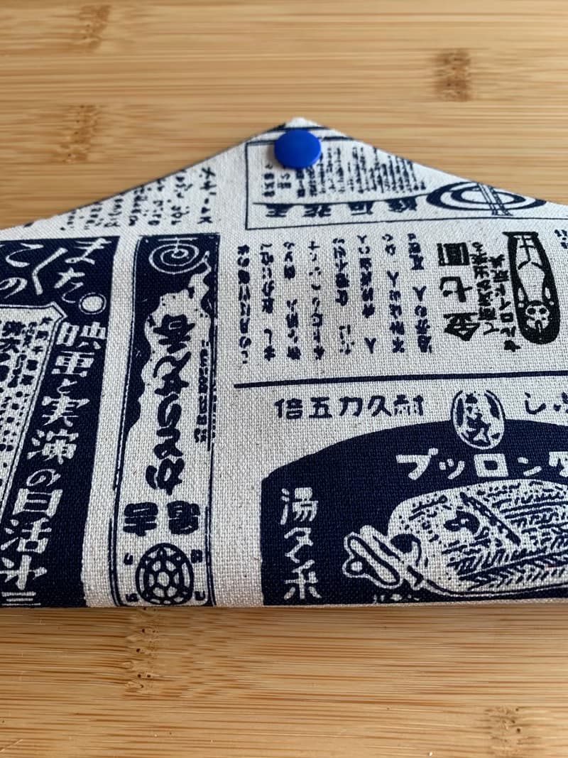 文青風環保筷袋 ~深夜食堂 簡潔白 收納包環保筷袋.手作餐具袋