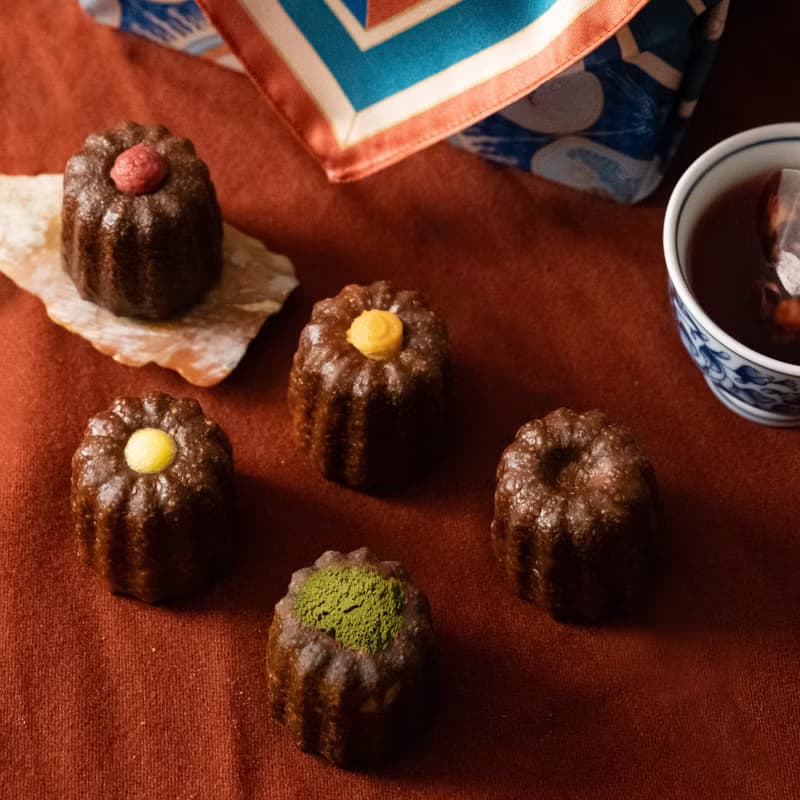 可麗露10入絲巾禮盒