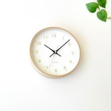 KATOMOKU plywood clock 22 M尺寸 淺綠色 (km-121LG) 掛鐘 日本
