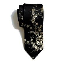 黑金梅花 領帶 Neckties