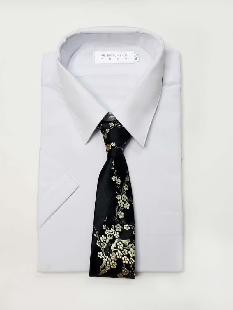 黑金梅花 領帶 Neckties