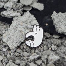 Okay Dog Enamel Pin — Gift for Dog Lovers | Ok 狗徽章 | OK犬