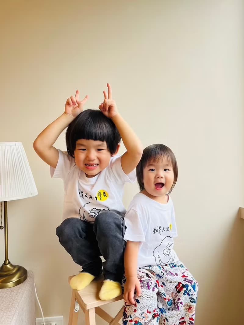 胖耶日記 兒童純棉T恤 100%純棉上衣 男女適用