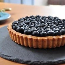 雙生藍莓塔/可生酮/可蛋奶素 blueberry cheese tarts.