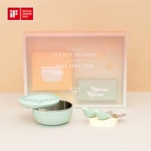 彌月食光禮盒-超人氣兩入組 |  | 寶寶學習餐具 人體工學握把