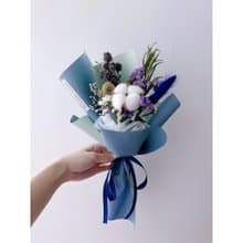 棉花花束 畢業花束 聖誕禮物 小花束 伴娘禮物 交換禮物