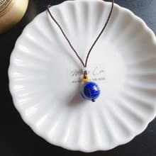 翡翠 護身藥師珠 青金石 手作吊墜 水晶 項鍊 禮物 長輩禮