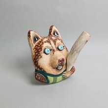 哈士奇擴香器02(手工陶製品)
