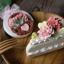 (實體課) 奶油土擠花康乃馨蛋糕擴香石+擴香片