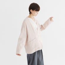 【Simply Yours】棉麻休閒外套 粉紅F