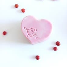 PUREGEMS。粉紅。 甜心。滿心祝福。手工皂
