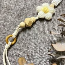 泡芙花奶嘴夾