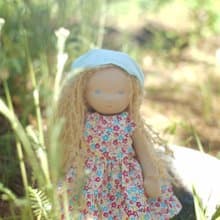 Waldorf doll with clothes, Soft sculpture doll