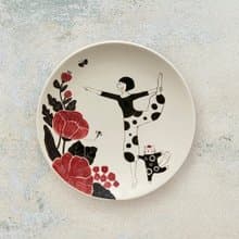 陶盤－拉拉練舞蹈式